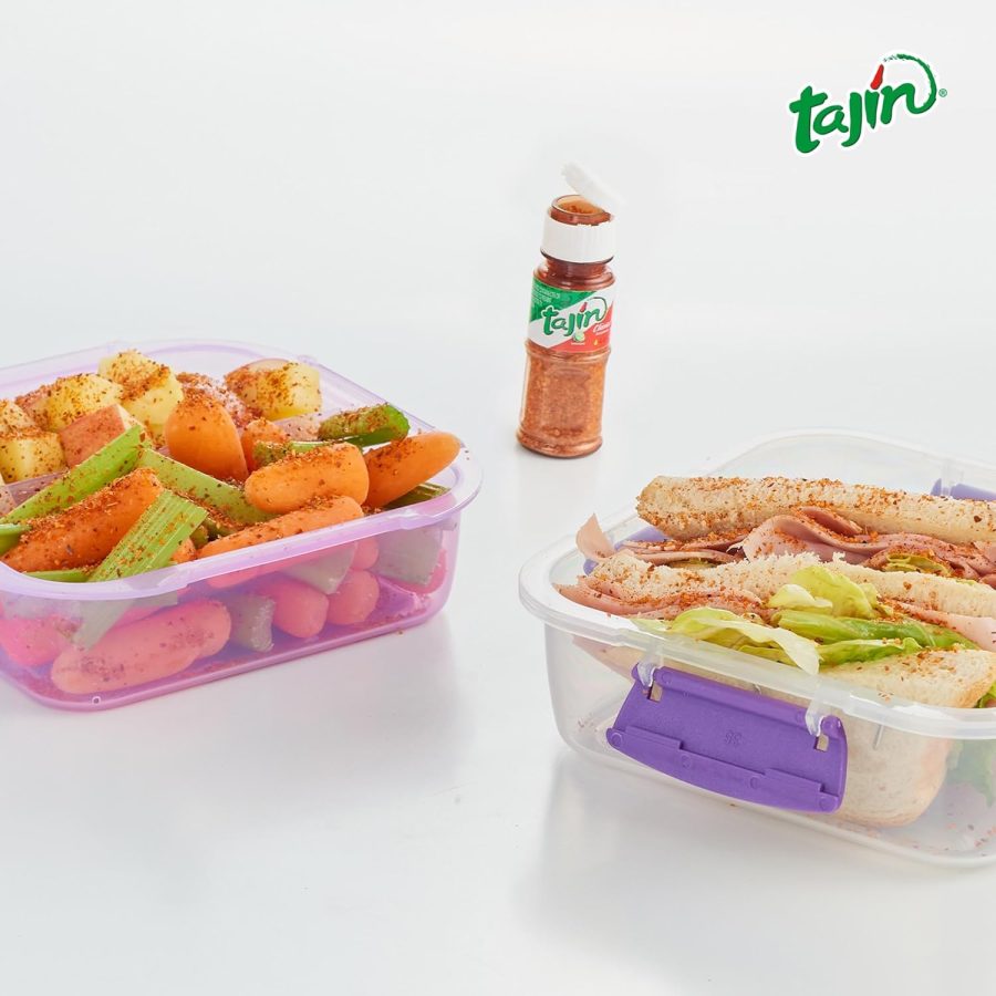 Tajín Clásico Chile Lime Seasoning Mini Display 0.35 oz. 40 Mini Bottles Pack - Image 7