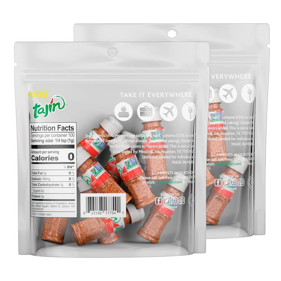Tajin Clásico Seasoning Mini Pouch.0.35 Ounce. 10 Mini Bottles Pack2 - Image 2