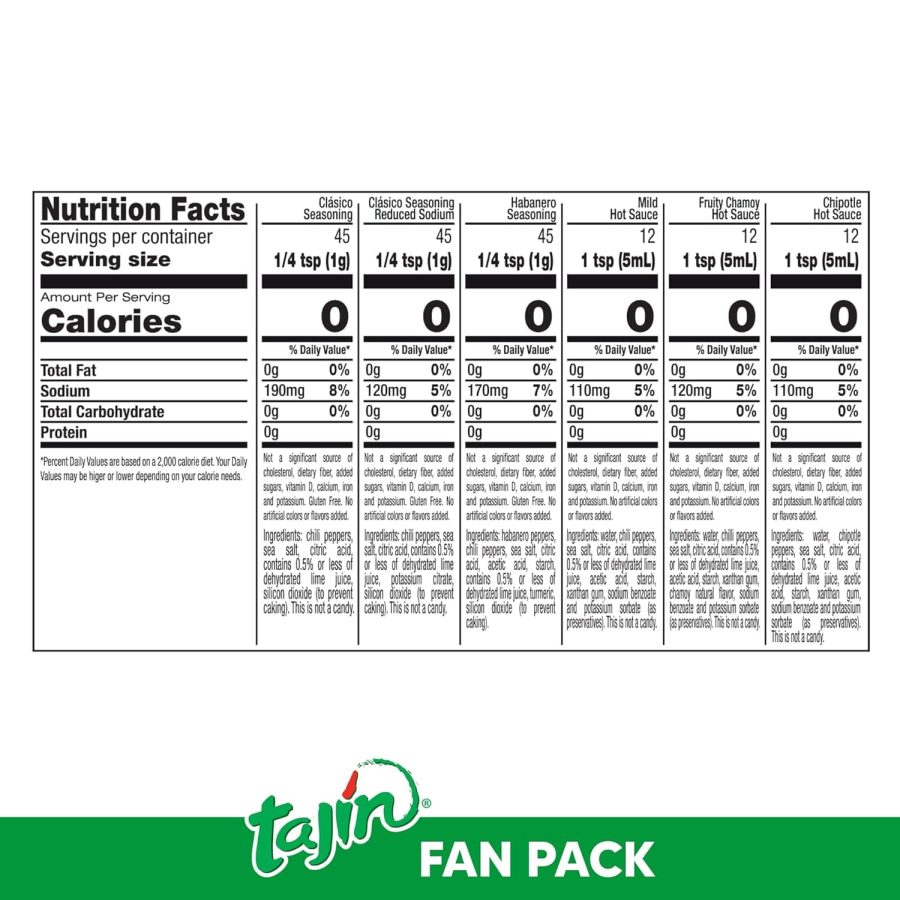 Tajín Fan Pack - Variety Pack of 6 Blends by Tajín - Image 2