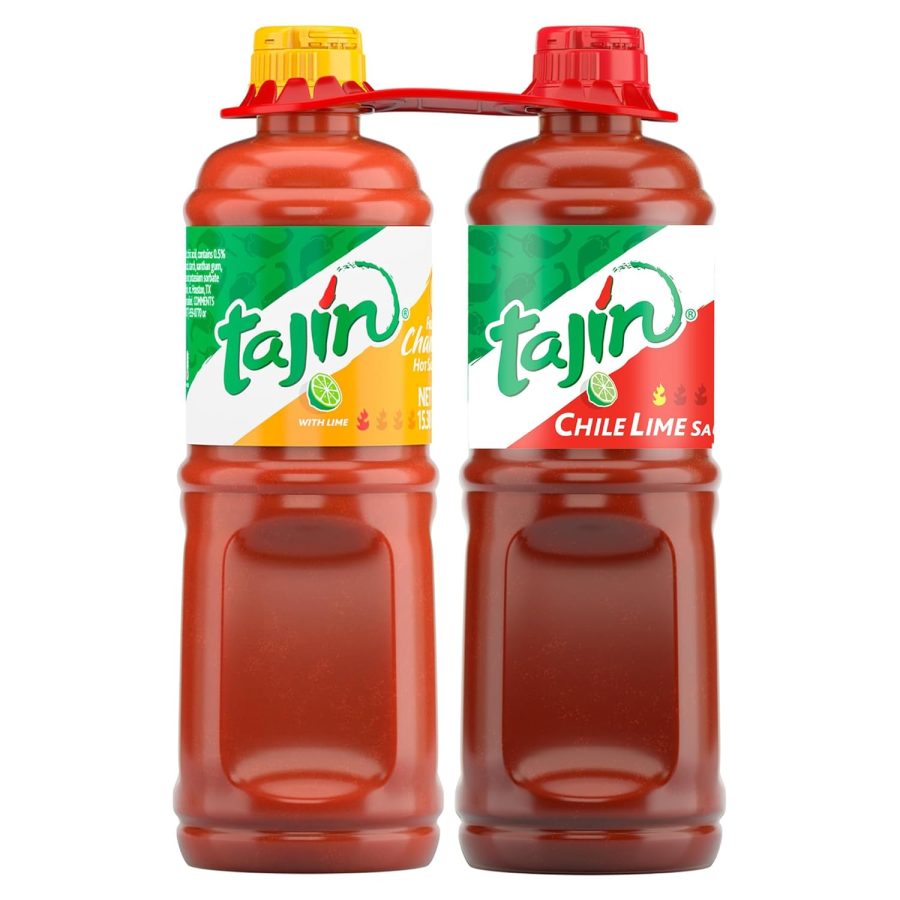 Tajin Fruity Chamoy Sauce 15.38oz and Chile Lime Sauce 15.38oz Bundle Pack2