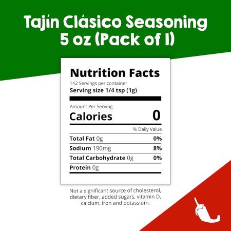 Tajín Clásico Chile Lime Seasoning 5 oz (Pack of 2