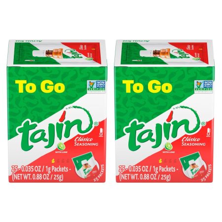 Tajin Clásico Chile Lime Seasoning To-Go Packets Pack of 2