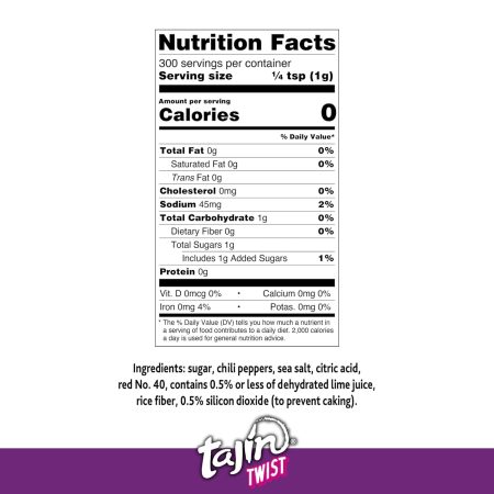Tajín Twist Sweet and Spicy Seasoning Fruit and Chili Powder 10.6oz